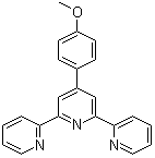 structure of CAS# 13104-56-8, 4'-(对甲氧基苯基)-2,2':6',2''-三联吡啶