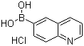 structure of CAS# 1310403-86-1, 喹啉-6-基硼酸盐酸盐