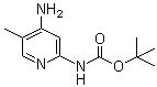 structure of CAS# 1311254-79-1, 4-氨基-2-(叔丁氧羰基氨基)-5-甲基吡啶