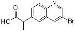 CAS # 1311992-94-5, 3-Bromo-alpha-methyl-6-quinolineacetic acid