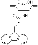structure of CAS# 1311992-97-8, 2-[[芴甲氧羰基]氨基]-2-(2-丙烯-1-基)-4-戊烯酸