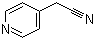 2-(吡啶-4-基)乙腈分子结构 (CAS 13121-99-8)