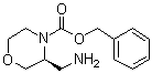 structure of CAS# 1312161-61-7, (3S)-3-(氨基甲基)-4-吗啉羧酸苄酯