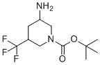 CAS # 1312806-22-6, Tert-butyl 3-amino-5-(trifluoromethyl)piperidine-1-carboxylate