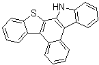structure of CAS# 1313395-18-4, 14H-苯并[c][1]苯并噻吩并[2,3-a]咔唑