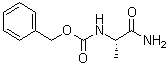structure of CAS# 13139-27-0, Benzyl ((S)-1-amino-1-oxopropan-2-yl)carbamate
