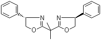 structure of CAS# 131457-46-0, (S,S)-2,2'-异丙亚基双(4-苯基-2-恶唑啉)