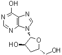 structure of CAS# 13146-72-0, 3'-脱氧肌苷