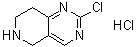 structure of CAS# 1314723-39-1, 2-氯-5,6,7,8-四氢吡啶并[4,3-d]嘧啶盐酸盐