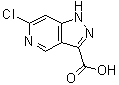 structure of CAS# 1314903-71-3, 6-氯-1H-吡唑并[4,3-c]吡啶-3-羧酸