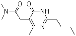 structure of CAS# 1315478-13-7, 2-丁基-1,6-二氢-N,N,4-三甲基-6-氧代-5-嘧啶乙酰胺