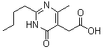 2-丁基-1,6-二氢-4-甲基-6-氧代-5-嘧啶乙酸分子结构 (CAS 1315478-16-0)