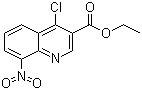 structure of CAS# 131548-98-6, 8-硝基-4-氯喹啉-3-羧酸乙酯