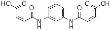 CAS # 13161-99-4, (2Z,2'Z)-4,4'-(1,3-Phenylenediimino)bis[4-oxo-2-butenoic acid], N,N'-(m-Phenylene)bismaleamic acid