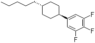 structure of CAS# 131819-22-2, 1,2,3-三氟-5-(反式-4-戊基环己基)苯