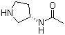 structure of CAS# 131900-62-4, (3S)-(+)-3-乙酰胺基吡咯烷
