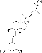 structure of CAS# 131918-61-1, 帕立骨化醇