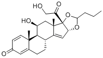 structure of CAS# 131918-64-4, 14,15-去氢布地奈德