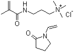CAS 登录号：131954-48-8, 聚季铵盐-28, N,N,N-三甲基-3-((2-甲基-1-氧代-2-丙烯基)氨基)-1-丙基氯化铵与 1-乙烯基-2-吡咯烷酮的聚合物
