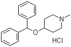 structure of CAS# 132-18-3, 盐酸双苯比拉林