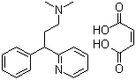 structure of CAS# 132-20-7, 马来酸非尼拉敏