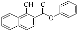 structure of CAS# 132-54-7, 1-羟基-2-萘甲酸苯酯