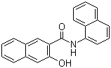 CAS # 132-68-3, 3-Hydroxy-N-naphthalen-1-ylnaphthalene-2-carboxamide, Acco Naphthol AS-BO