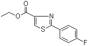 CAS 登录号：132089-35-1, 2-(4-氟苯基)噻唑-4-甲酸乙酯