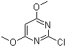 structure of CAS# 13223-25-1, 2-Chloro-4,6-dimethoxypyrimidine