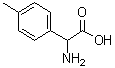 structure of CAS# 13227-01-5, alpha-氨基-4-甲基苯乙酸
