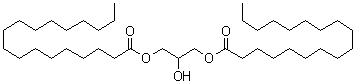 structure of CAS# 1323-83-7, 甘油二硬脂酸酯
