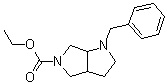 structure of CAS# 132414-78-9, Ethyl 2-benzyl-2,7-diazabicyclo[3.3.0]octane-7-carboxylate
