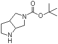 structure of CAS# 132414-81-4, 六氢吡咯并[3,4-b]吡咯-5-羧酸叔丁酯