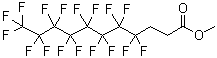 structure of CAS# 132424-37-4, 4,4,5,5,6,6,7,7,8,8,9,9,10,10,11,11,11-Heptadecafluoroundecanoic acid methyl ester