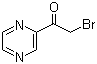 structure of CAS# 132426-19-8, 2-溴-1-(2-吡嗪基)乙酮