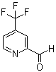 structure of CAS# 132470-83-8, 4-(Trifluoromethyl)-2-pyridinecarboxaldehyde