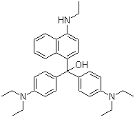 CAS # 1325-86-6, Solvent Blue 5, alpha,alpha-Bis[4-(diethylamino)phenyl]-4-(ethylamino)naphthalene-1-methanol
