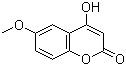 structure of CAS# 13252-84-1, 4-羟基-6-甲氧基香豆素