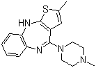 structure of CAS# 132539-06-1, 奥氮平