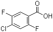 structure of CAS# 132794-07-1, 2,5-二氟-4-氯苯甲酸