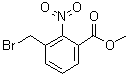 structure of CAS# 132874-06-7, 3-Bromomethyl-2-nitrobenzoic acid methyl ester