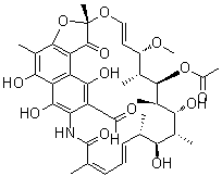 3-Formylrifamycin molecular structure (CAS 13292-22-3)
