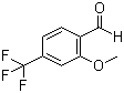 structure of CAS# 132927-09-4, 2-甲氧基-4-(三氟甲氧)苯甲醛