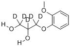 structure of CAS# 1329563-41-8, 外消旋愈创甘油醚-[d5]