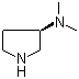 structure of CAS# 132958-72-6, (R)-3-二甲基氨基吡咯烷
