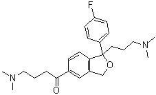 CAS # 1329745-98-3, 4-(Dimethylamino)-1-[1-[3-(dimethylamino)propyl]-1-(4-fluorophenyl)-1,3-dihydro-5-isobenzofuranyl]-1-butanone