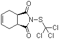 CAS 登录号：133-06-2, 克菌丹, 盖普丹, N-(三氯甲硫基)-环己-4-烯-1,2-二甲酰亚胺
