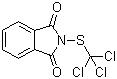 CAS # 133-07-3, Folpet, N-(Trichloromethylthio)phthalimide, 2-[(Trichloromethyl)thio]-1H-Isoindole-1,3(2H)-dione