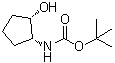 structure of CAS# 1330069-67-4, N-[(1R,2S)-2-羟基环戊基]氨基甲酸叔丁酯