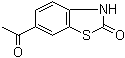 structure of CAS# 133044-44-7, 6-乙酰基-2(3H)-苯并噻唑酮